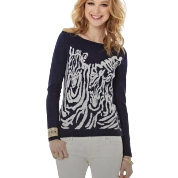 Lilly Pulitzer Nila Zebra Sweater - Picture 12 of 12
